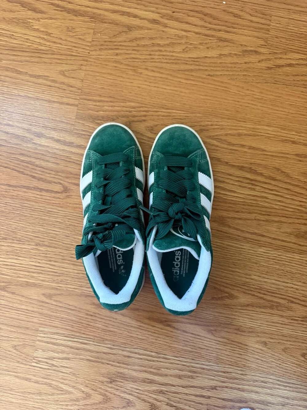 adidas Campus 00s Dark Green Cloud White Sneakers Size US 8.5